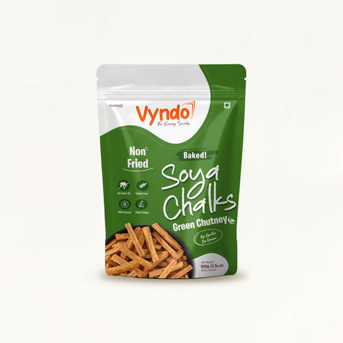 Green Chutney Soya Chalks (Soya Sticks)